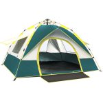   Cort de camping automat pentru 1-4 persoane 210cm*200cm*135cm 