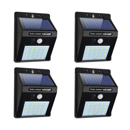 Lampă cu senzor de mișcare solar FourKings 4 x 20 LED