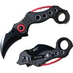 Ork Spring Karambit roșu-negru